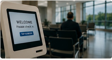Healthcare self-service check-in